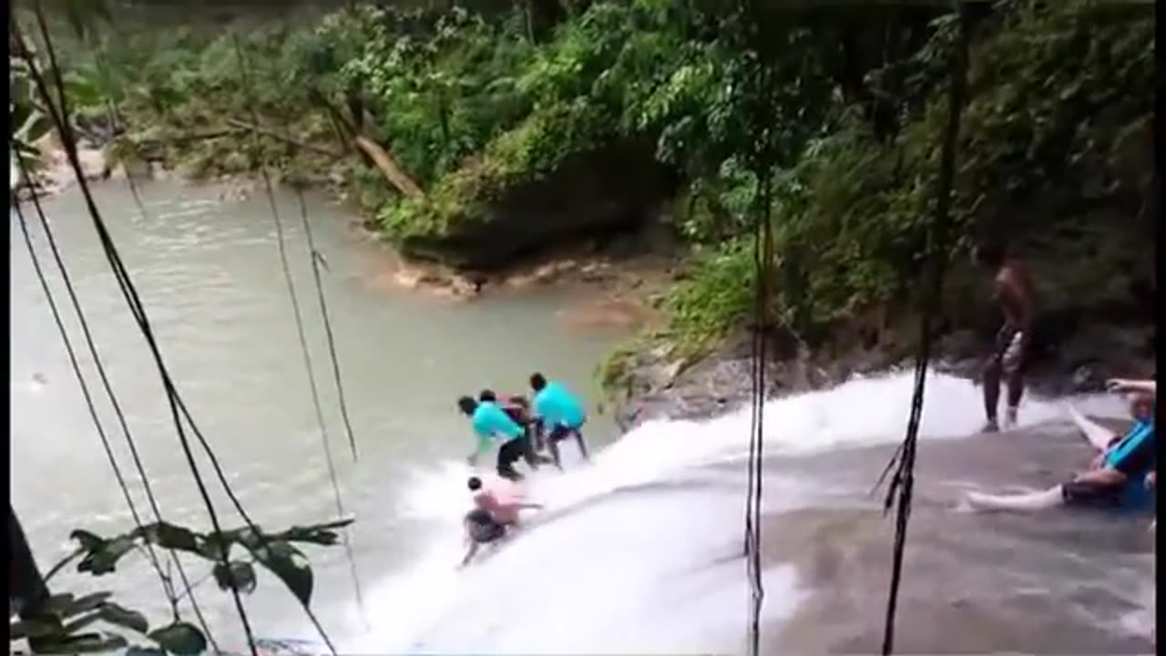 Funny water slide