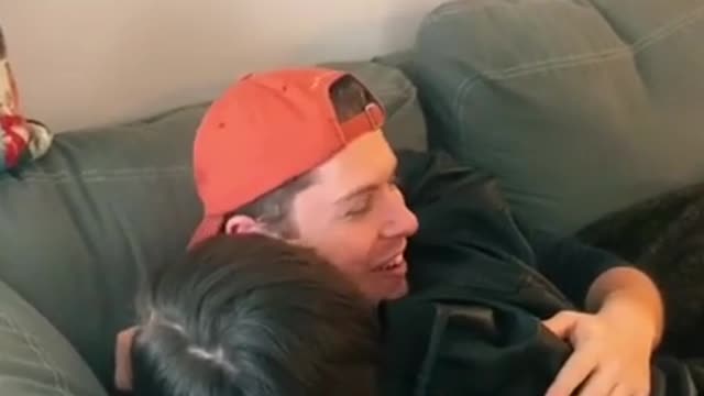 Guy Kisses Elder Brother to Make Him Share His Jacket With Him