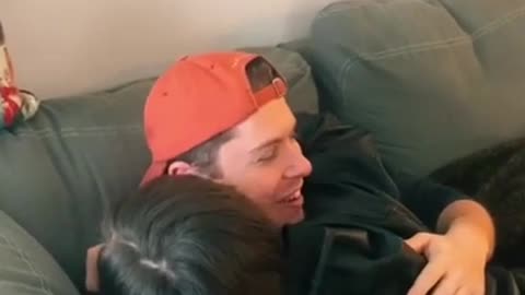 Guy Kisses Elder Brother to Make Him Share His Jacket With Him