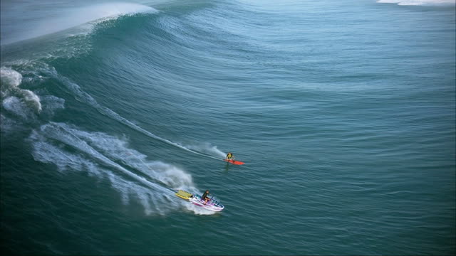 Aerial photography Extreme sports Surfing on the sea