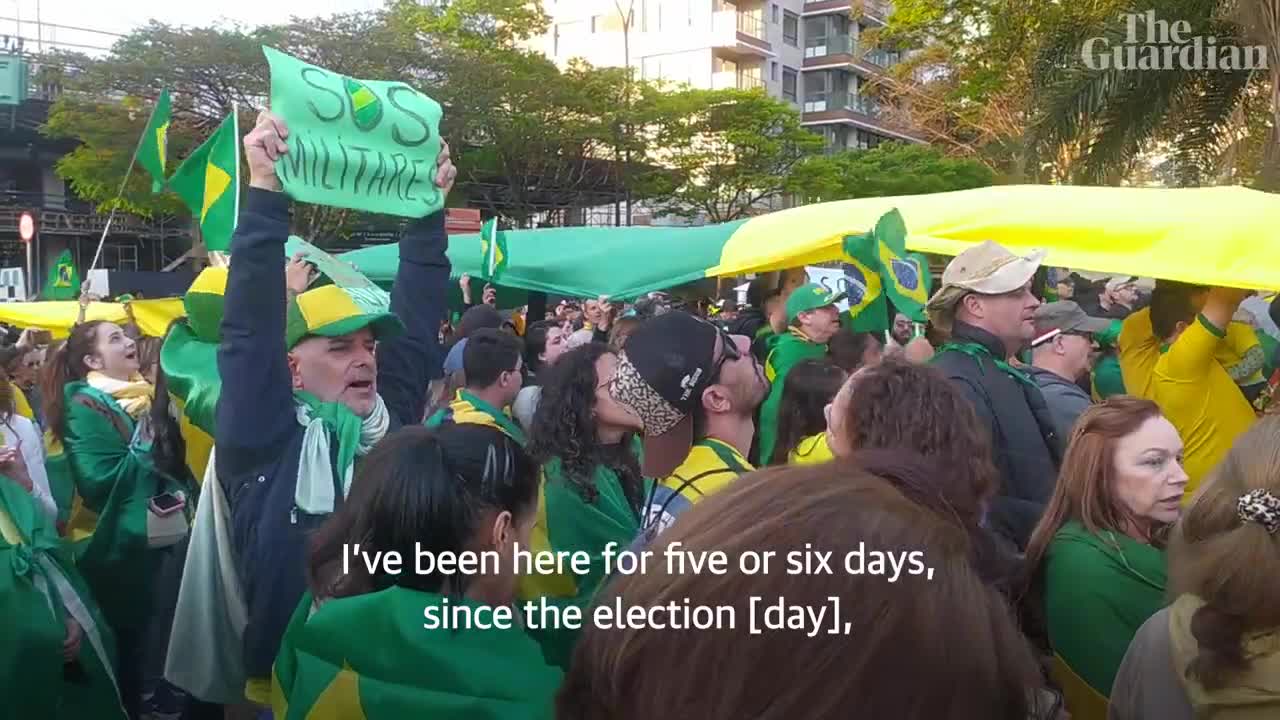 'Brazil was stolen': the Bolsonaro supporters who refuse to accept election result