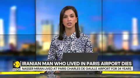 Iranian man who lived in Paris airport dies of natural causes/1