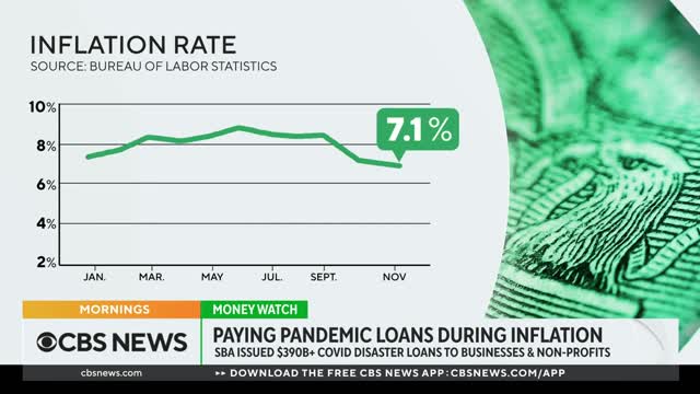 Small businesses struggling to pay back COVID-19 disaster loans amid high inflation