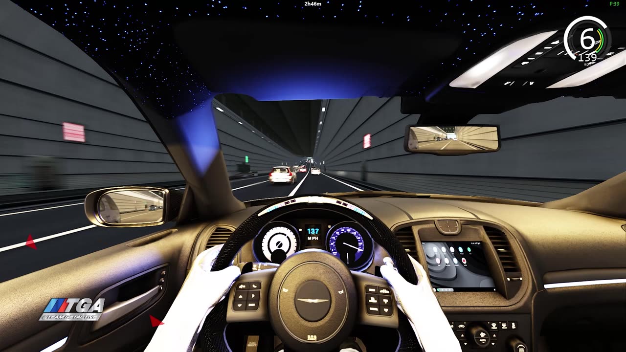 C300 Cutting Up Through Traffic