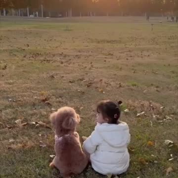 Watching the sunset with your best friend..