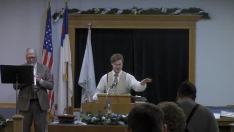 Wednesday Evening. Pastor Troyer. Grace to Give the Gospel