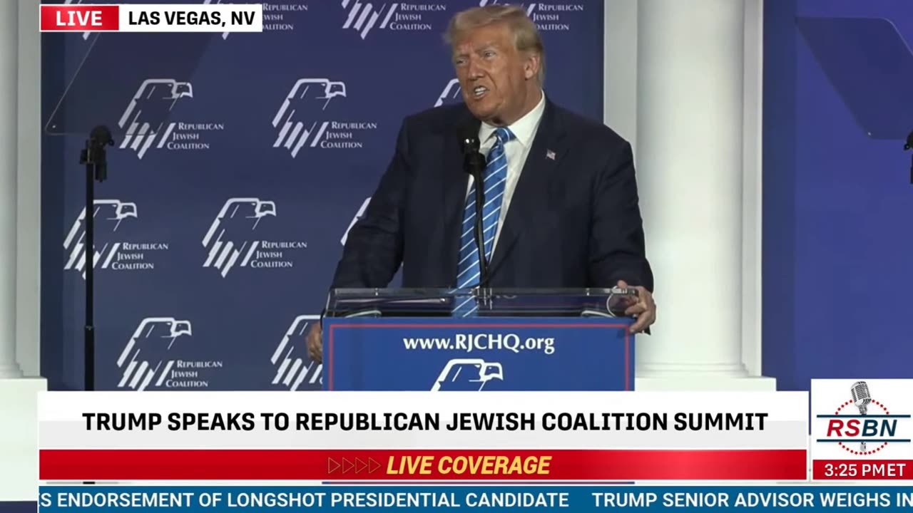 NOW - Trump: "This is a fight between good and evil."