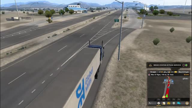 Full Job of Moving Big Trailor on Las Vegas in American Truck Simulator
