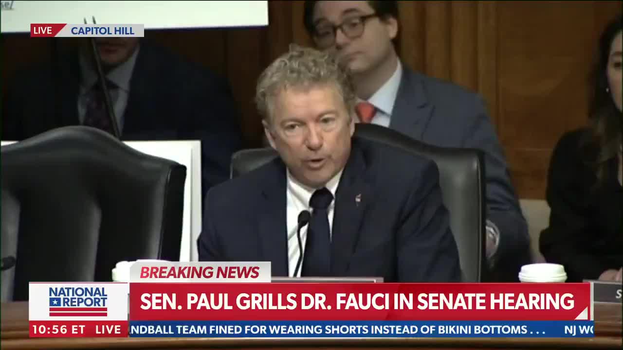 Rand Paul Grills Dr. Anthony Fauci About Research In Wuhan