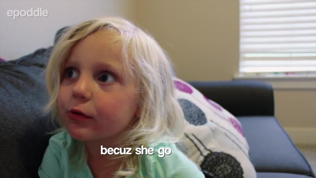 3-year-old girl tells hilarious nonsensical stories