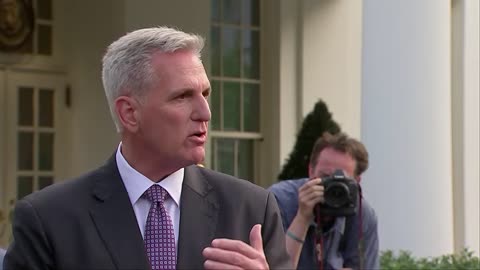 Kevin McCarthy discusses his meeting with President Biden on the debt ceiling - May 22, 2023