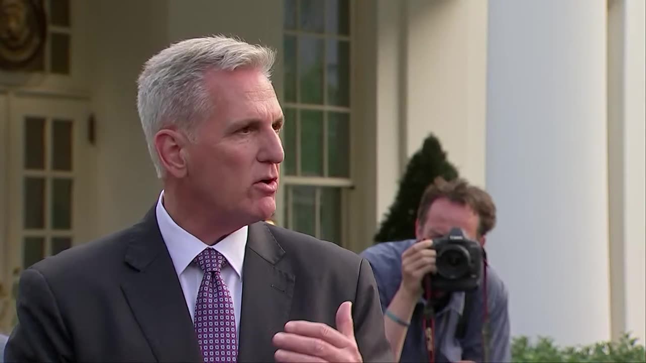 Kevin McCarthy discusses his meeting with President Biden on the debt ceiling - May 22, 2023