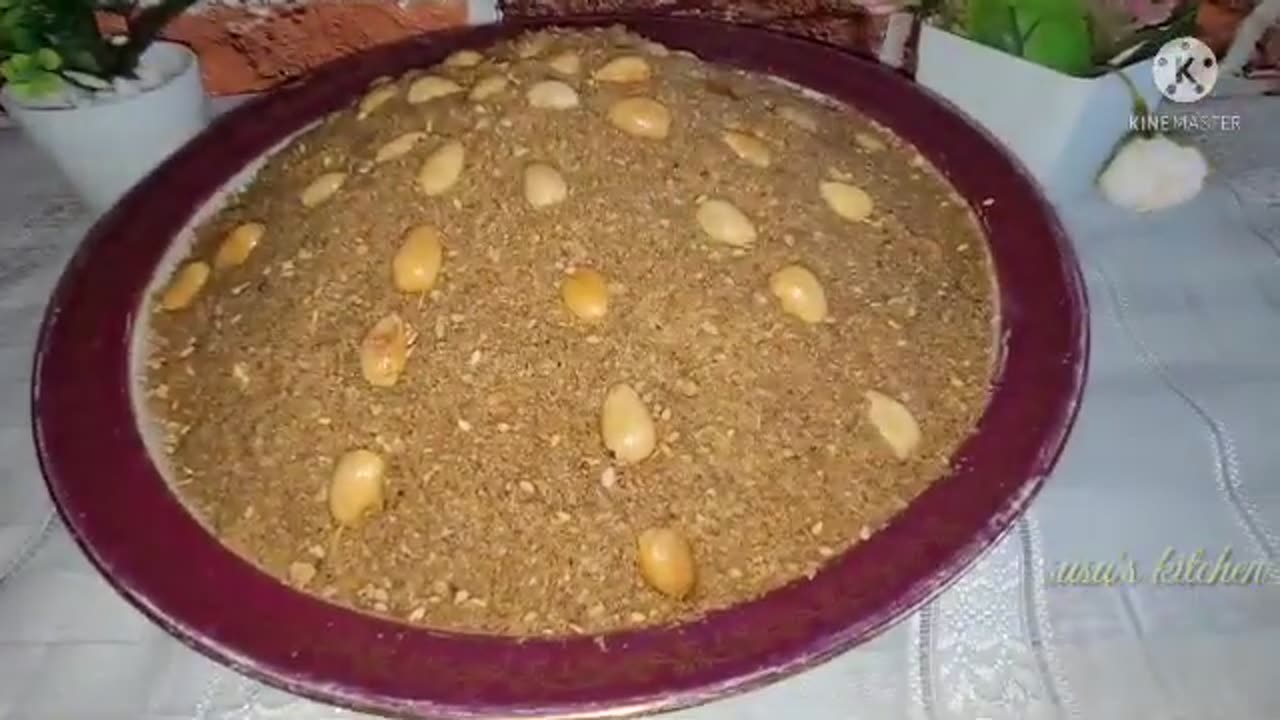 A Moroccan traditional sweet dish healthy way