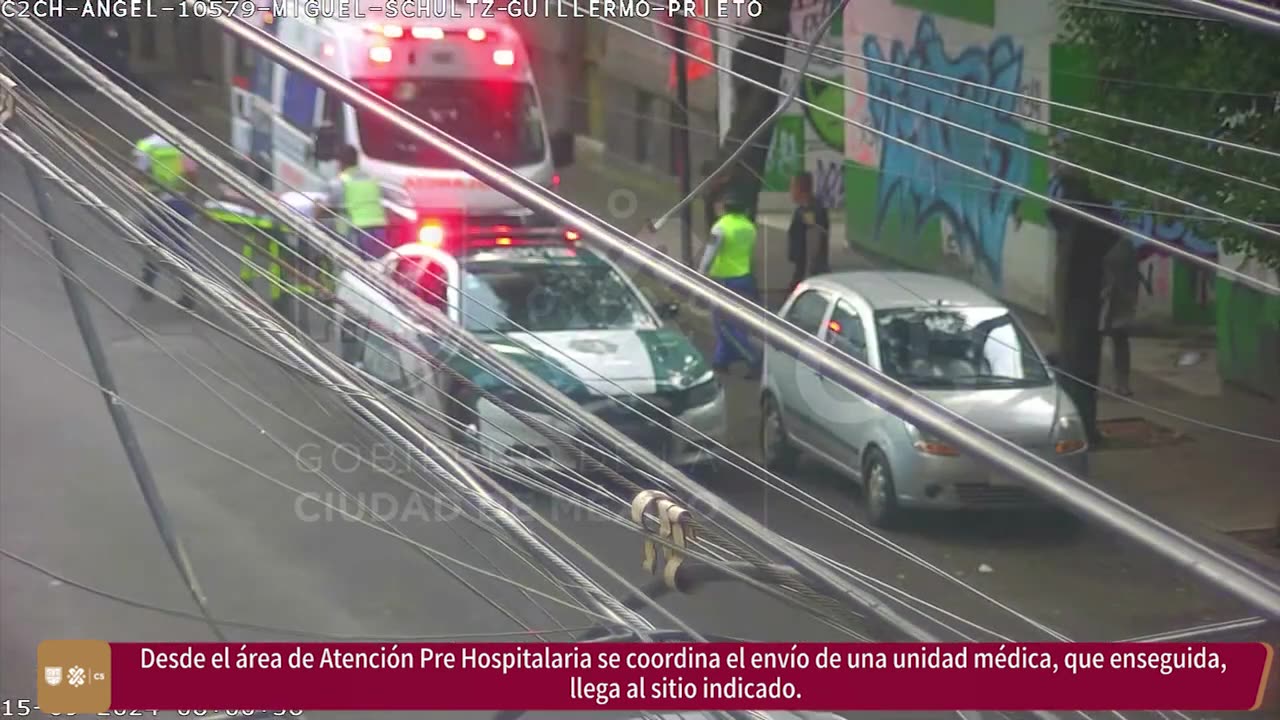 Persona Inconsciente - C5 CDMX Cuauhtémoc #ServiciosC5