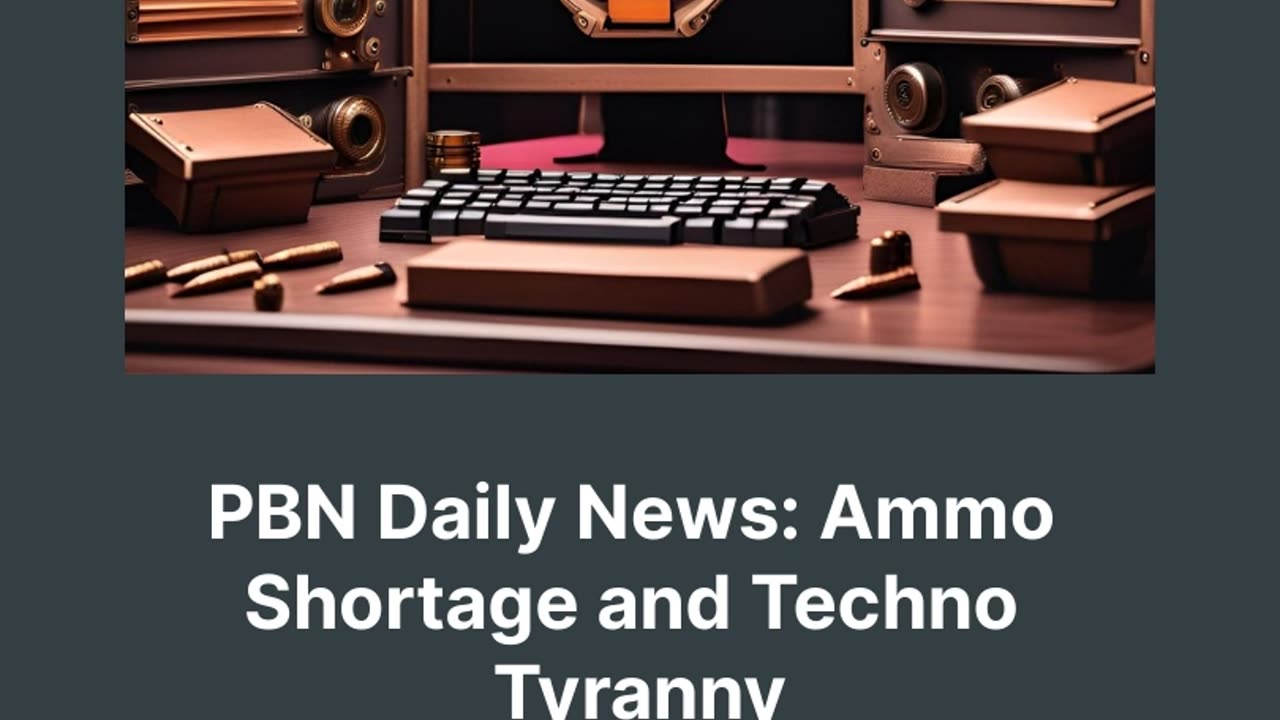 PBN Daily News: Ammo Shortage and Techno Tyranny