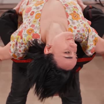 Extreme chiropractic adjustment and back cracks for Mary