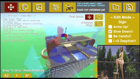 Sexy zeepkist skyscraper building track