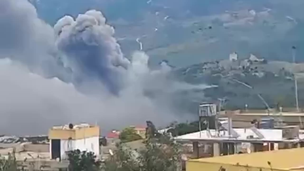 Israel bombs Hezbollah in Lebanon