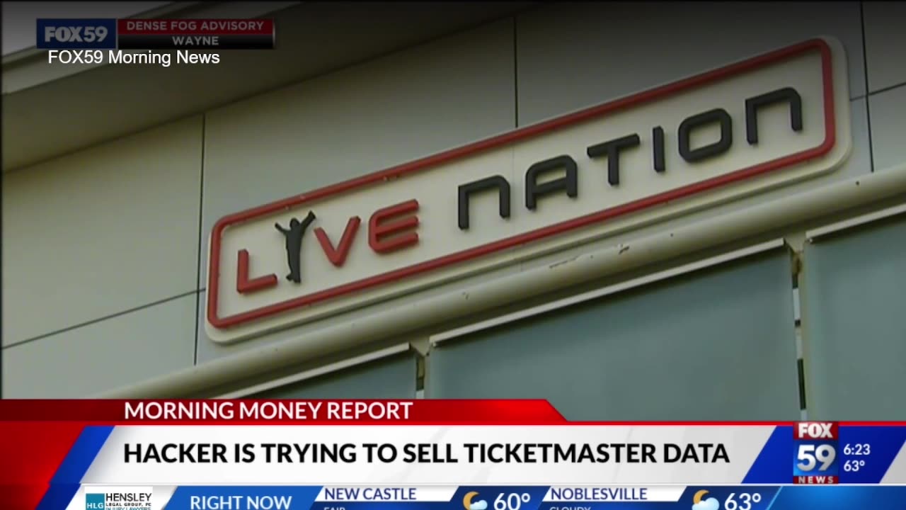 June 3, 2024 - Hacker is Trying to Sell Ticketmaster Data