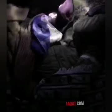Ukrainian Medic Tends to Soldier Injured Pretty Badly