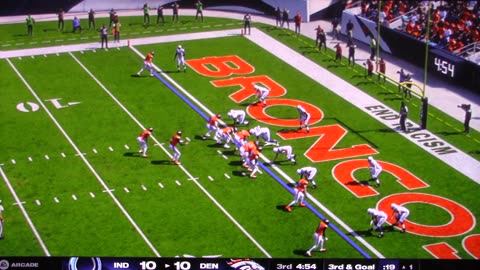Madden: Indianapolis Colts vs Denver Broncos (Touchdowns)