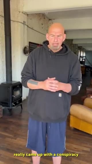 Sen. John Fetterman (D-Pa.) jokingly reassures his constituents he does not have a body-double