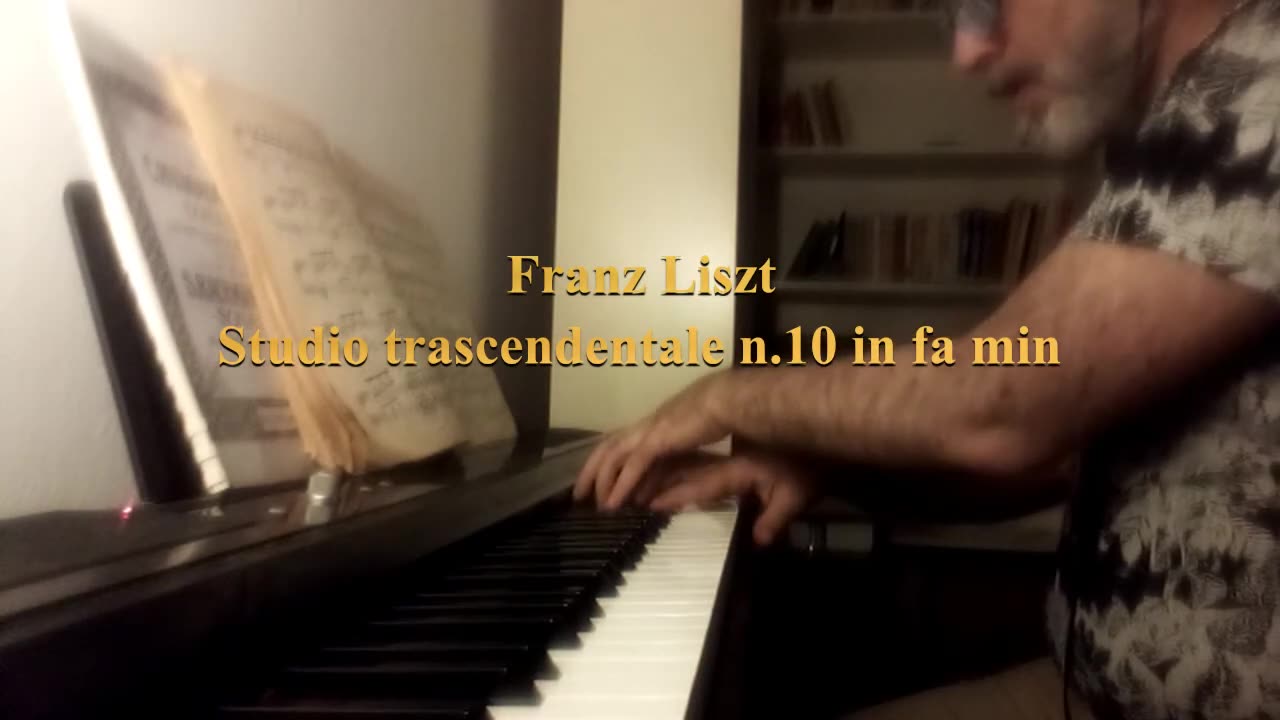 Franz Liszt Transcendental Etude no. 10 "Appassionata"