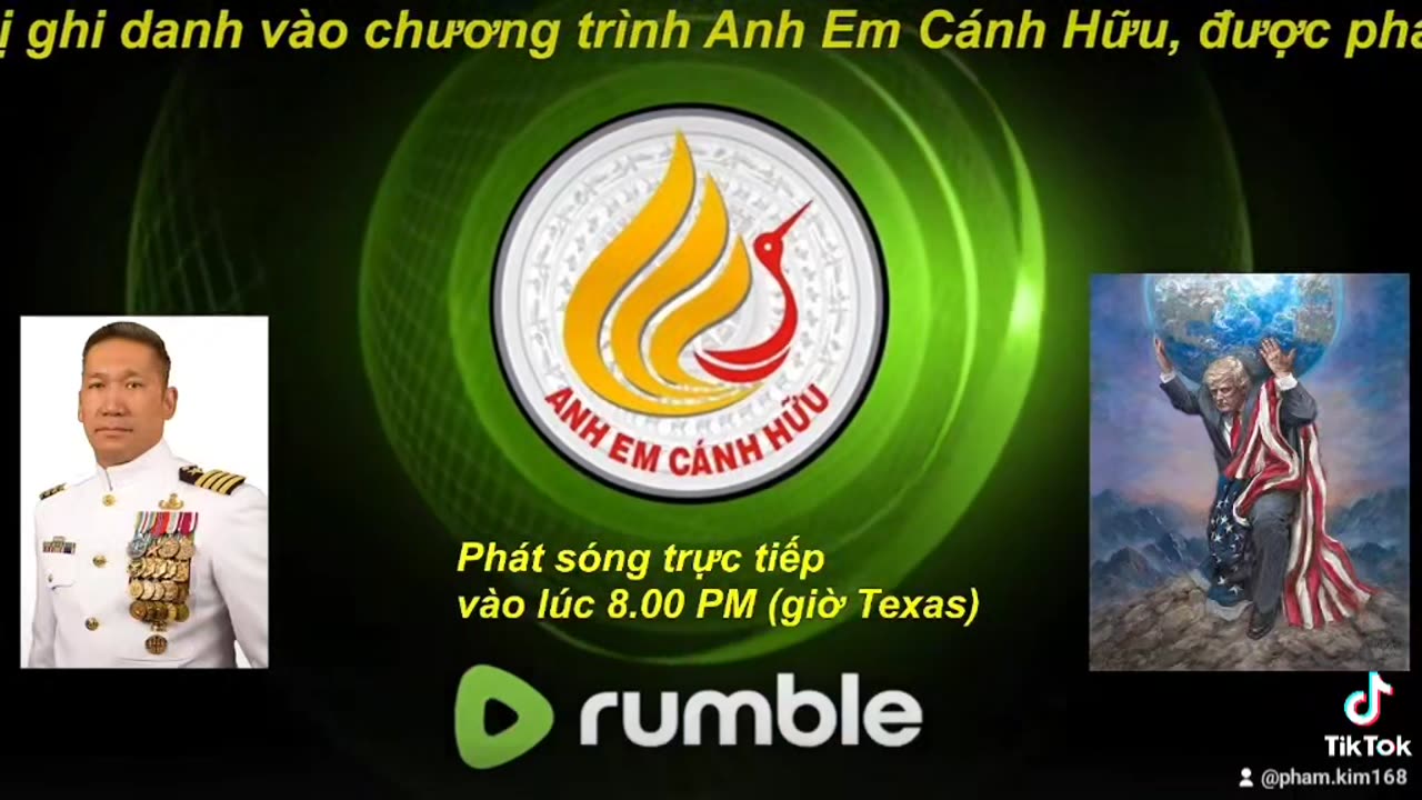 CHƯƠNG TRÌNH ANH EM CÁNH HỮU PHÁT SÓNG TRỰC TIẾP TRÊN RUMBLE