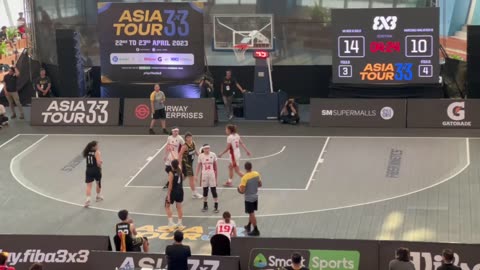 women thailand vs china 3v3 game