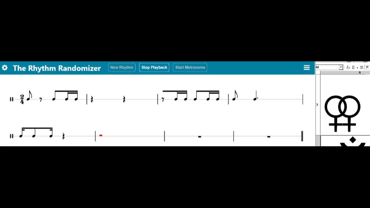 21st Ryme Sequence 49 Days of Tuesdays 1024x576 Pitch B Octave 0 to 7 Tempo 45