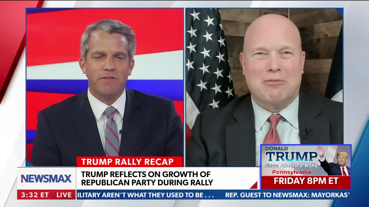 Newsmax Matt Whitaker and John Bachmann 5/2