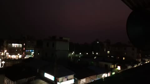 Night view in a small Bazar