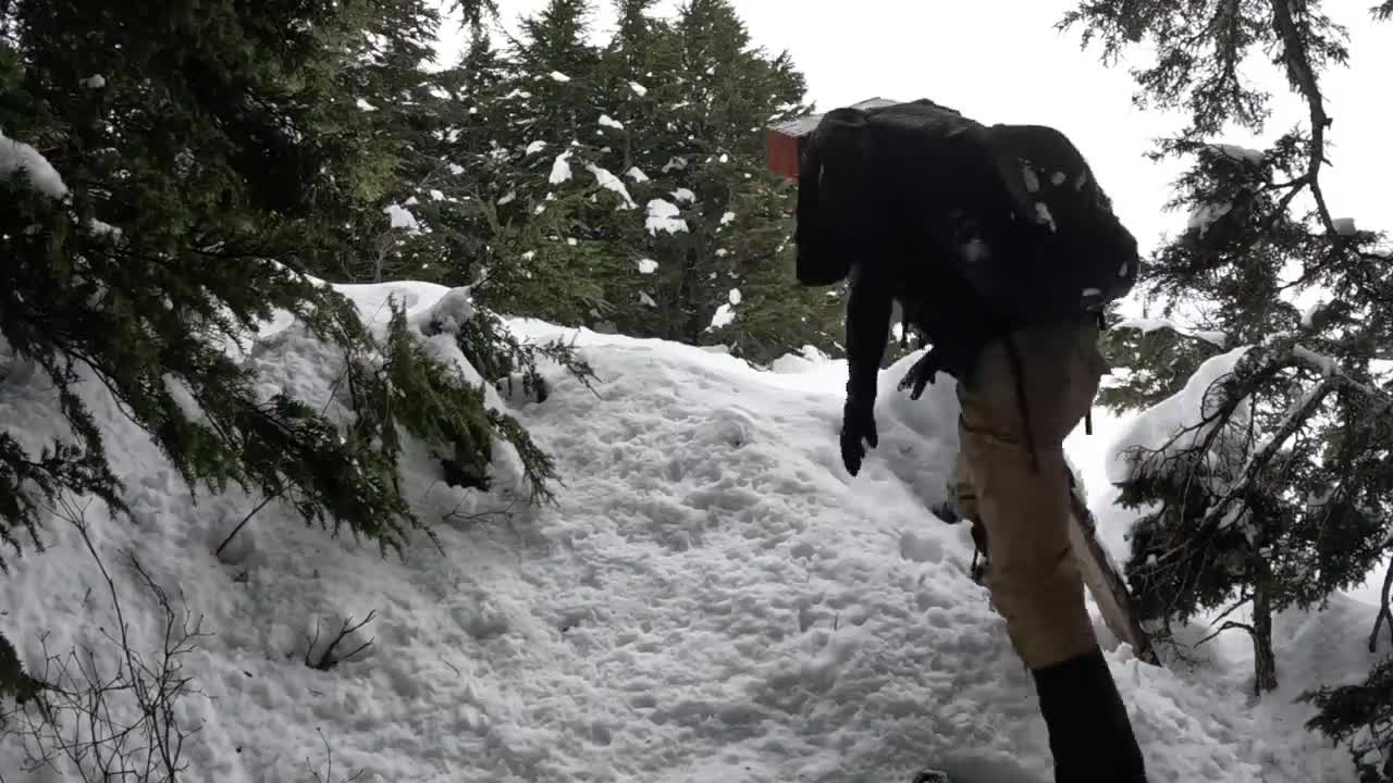 Survival Camping 9ft/3m Under Snow - Giant Winter Bushcraft Shelter and Quinzee