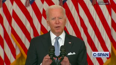 Biden Blames Everyone But Himself and Takes ABSOLUTELY NO Responsibility for Afghan Situation