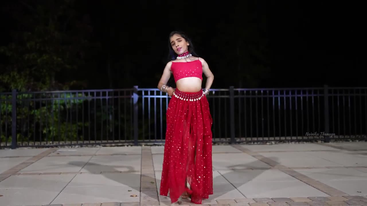 Kaavaalaa (Telugu) dance by Nainika | JAILER | Nainika Thanaya