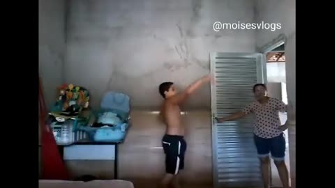 Swinging Hammock Falls From Wall