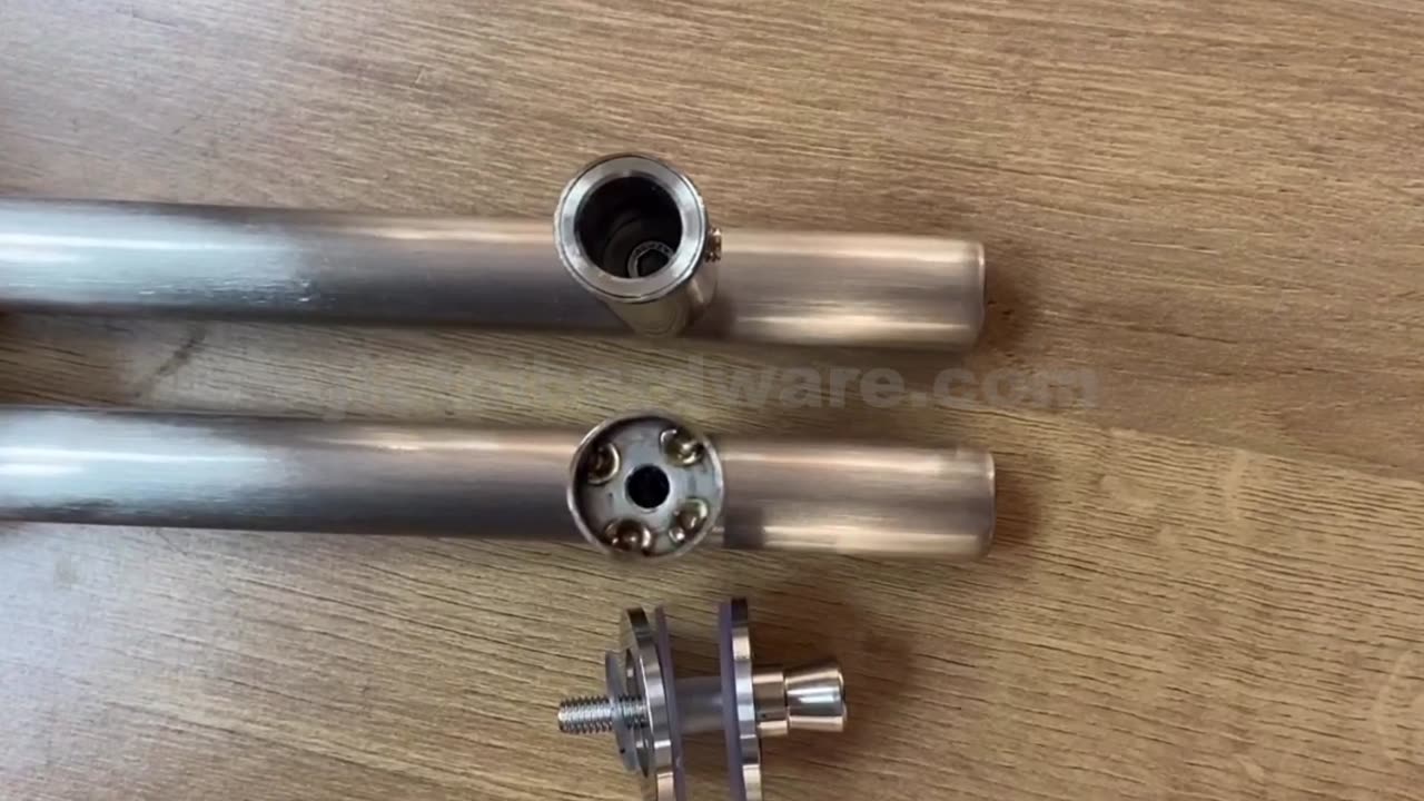 Unlock the Secrets: Sleek & Stylish H-Tube Glass Pull Handle Revealed! #doorhandle #handle