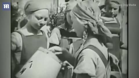 Chilling footage of a girls’ 'summer camp' during 1939