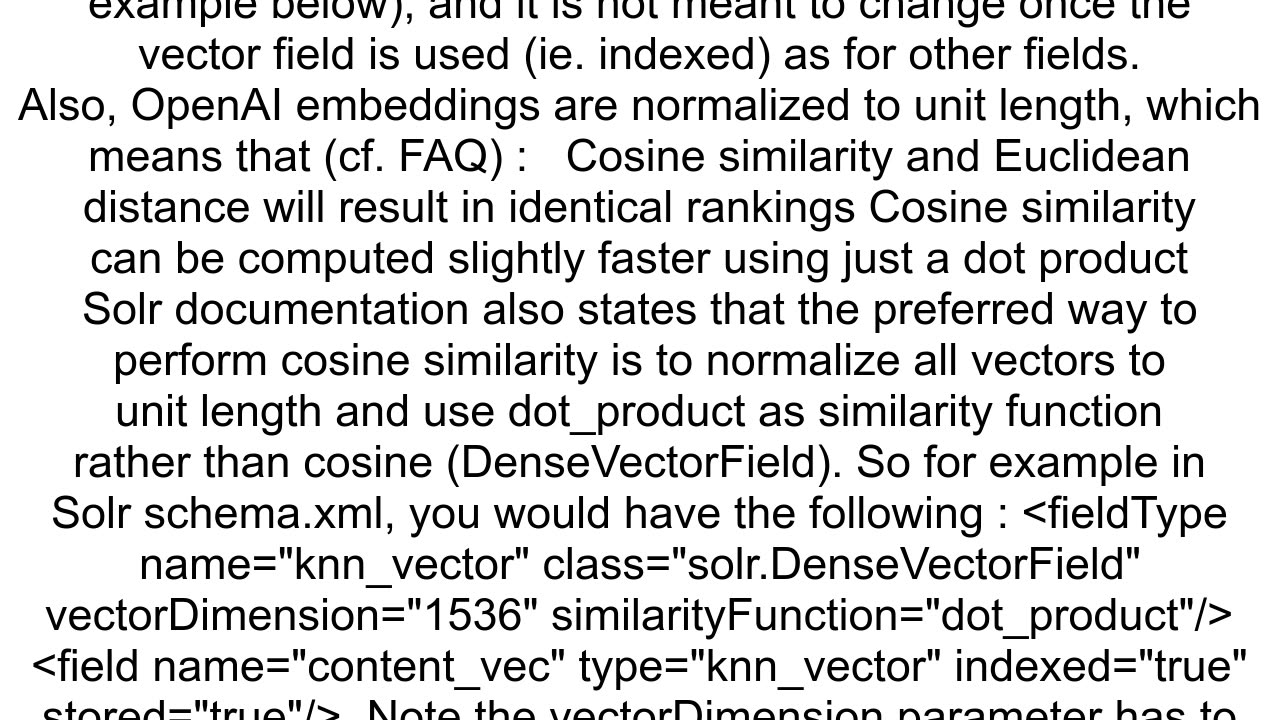 How to change distance function in langchain similarity_search