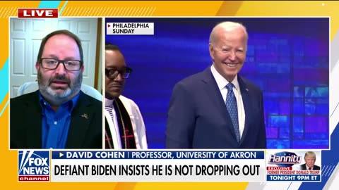 Defiant Biden insists he's not dropping re-election bid