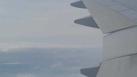 Flying above clouds