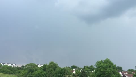 Thunder and lightning at Inshes Skate Park, Inverness