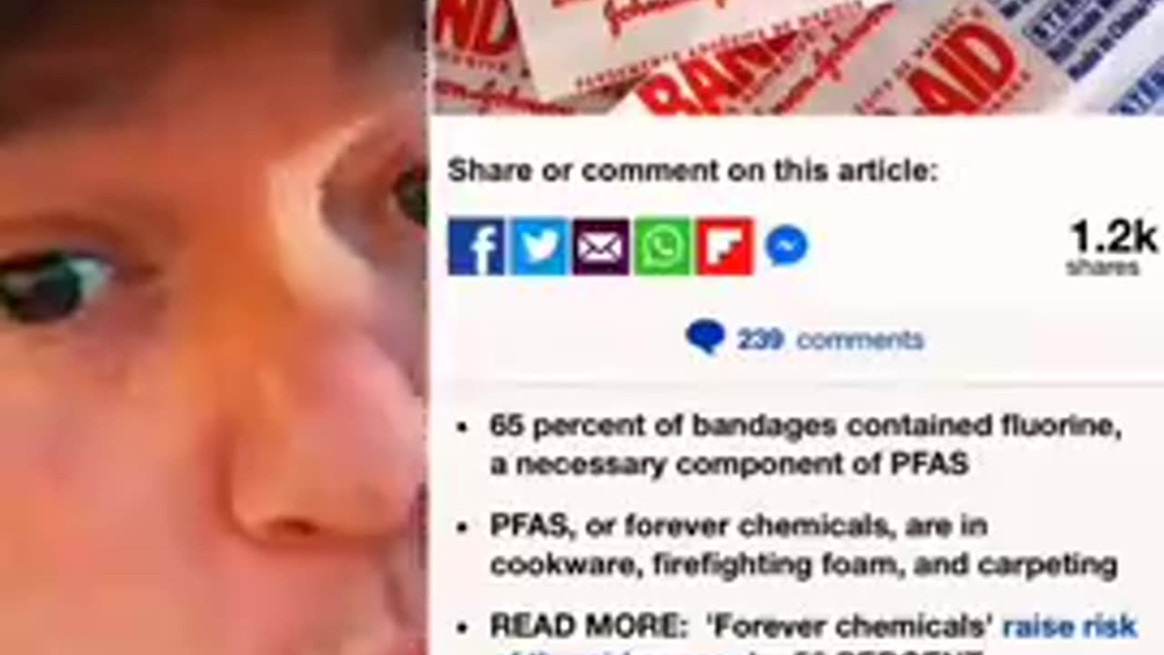 Well of course they added carcinogenic chemicals into band-aids too, because they want us unhealthy