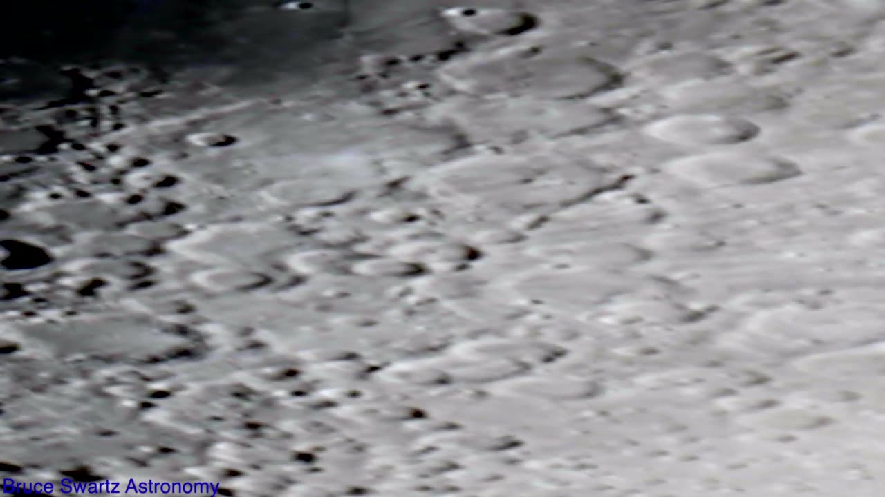 Lines on the Moon's Surface Leading To Mares and craters