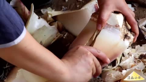 How To Make Sour Bamboo Shoots Yunnan China