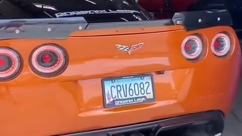 260 HD Chevrolet Corvette Custom exhaust cold start Nice muscle car Sound