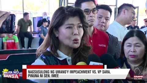 Nagsusulong ng umano'y impeachment vs. VP Sara, pinuna ni Sen. Imee