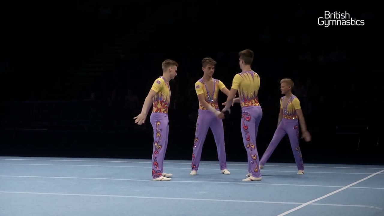 GOLD - Heathrow - Mens Group - 2015 Acrobatic Gymnastics British Championships