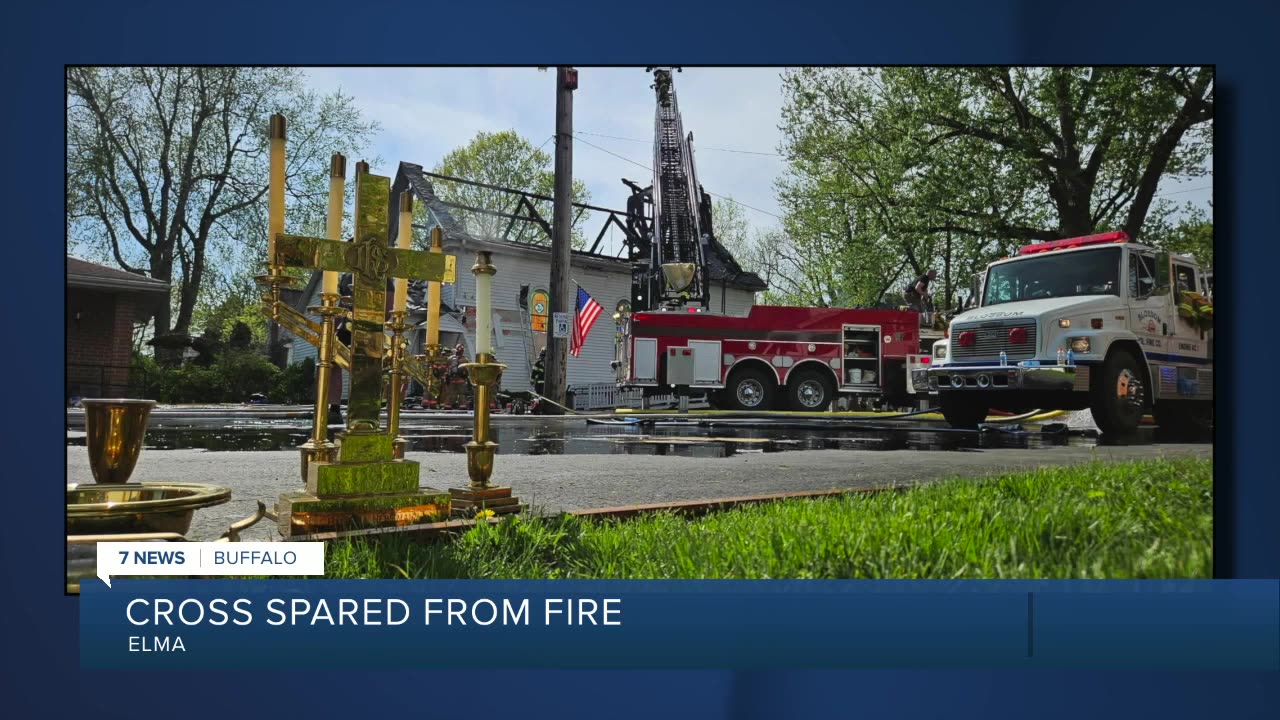 'We're going to rise from the ashes from this': Elma congregation vowing to rebuild following fire