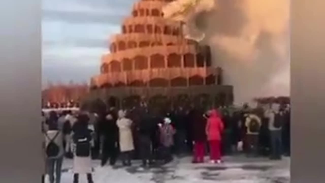 Russia Burns Tower of Babel